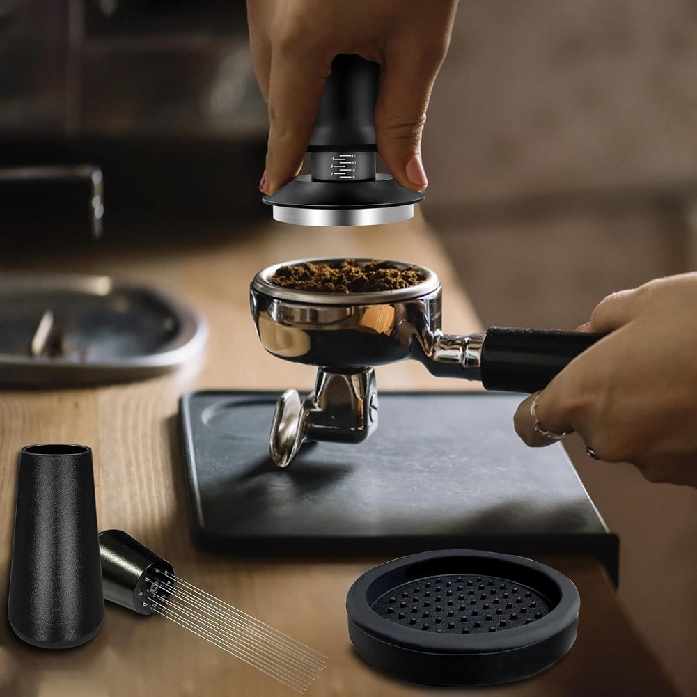 Espresso Tamper Set - Ensemble de tamper à expresso 51