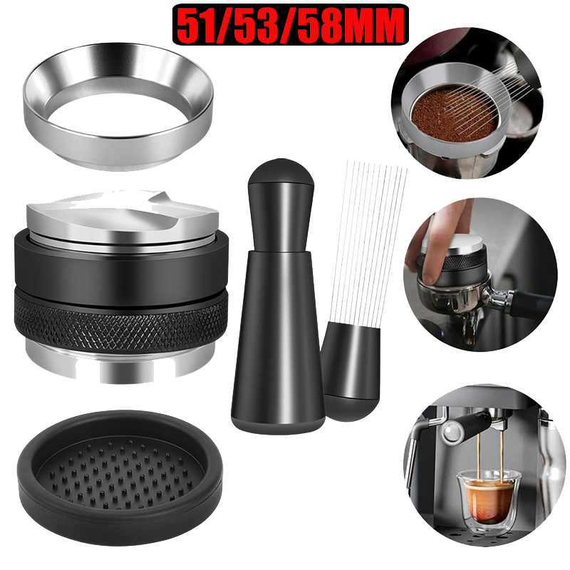 Espresso Tamper Set - Kit d'accessoires pour expresso, distributeur de