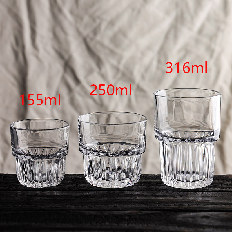 Espresso Shot Glass - Tasse à café en verre transparent