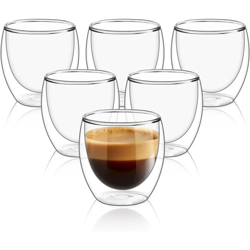 Espresso Shot Glass - Tasses à café en verre transparent