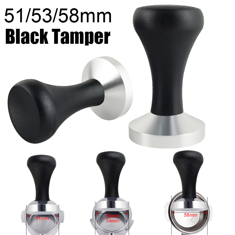 Espresso Tamper Set - Doseur à expresso 51mm/53mm/58mm, distributeur de