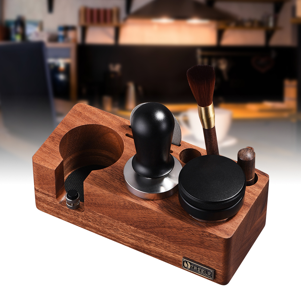 Espresso Tamper Set - TREELF – support multifonctionnel pour doseur