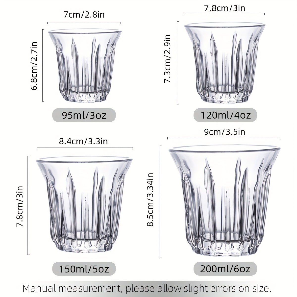Lot de 2 tasses à expresso, ta - Espresso Shot Glass avis et prix