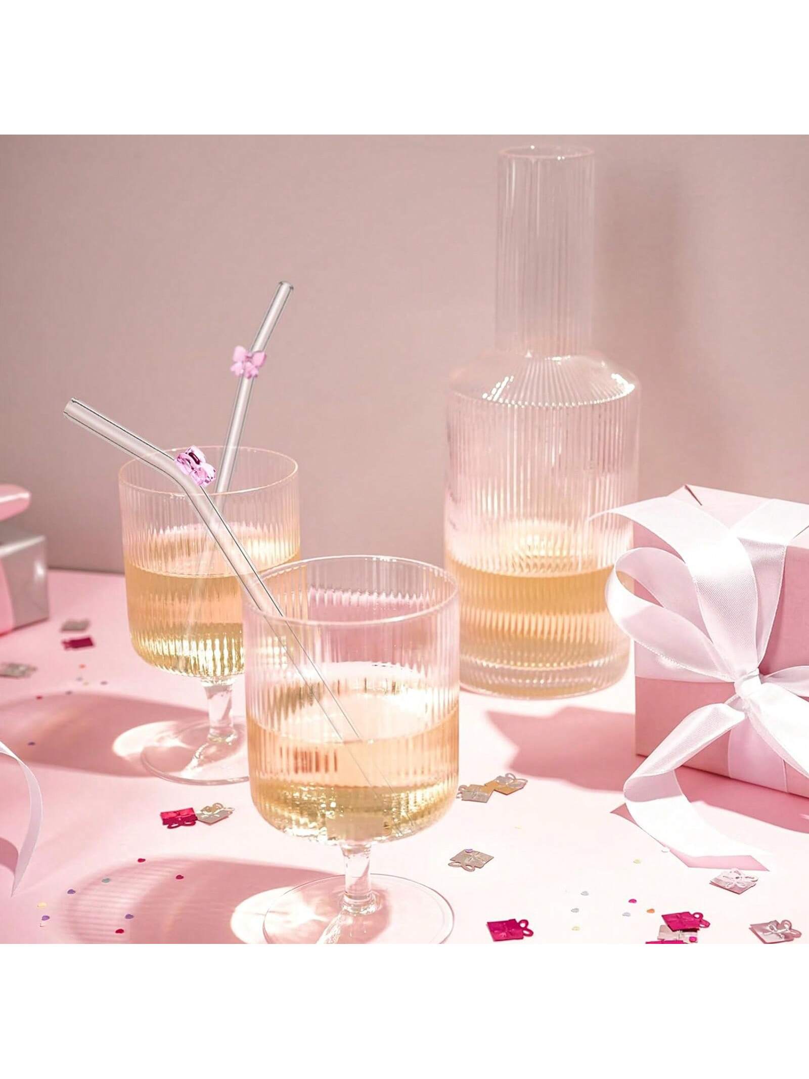 Pailles en verre à nœud réutil - Espresso Shot Glass avis et prix