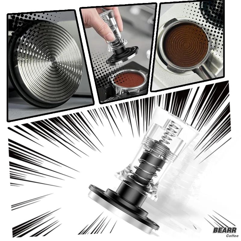 Tamper acrylique à double ress - Espresso Tamper Set avis et prix
