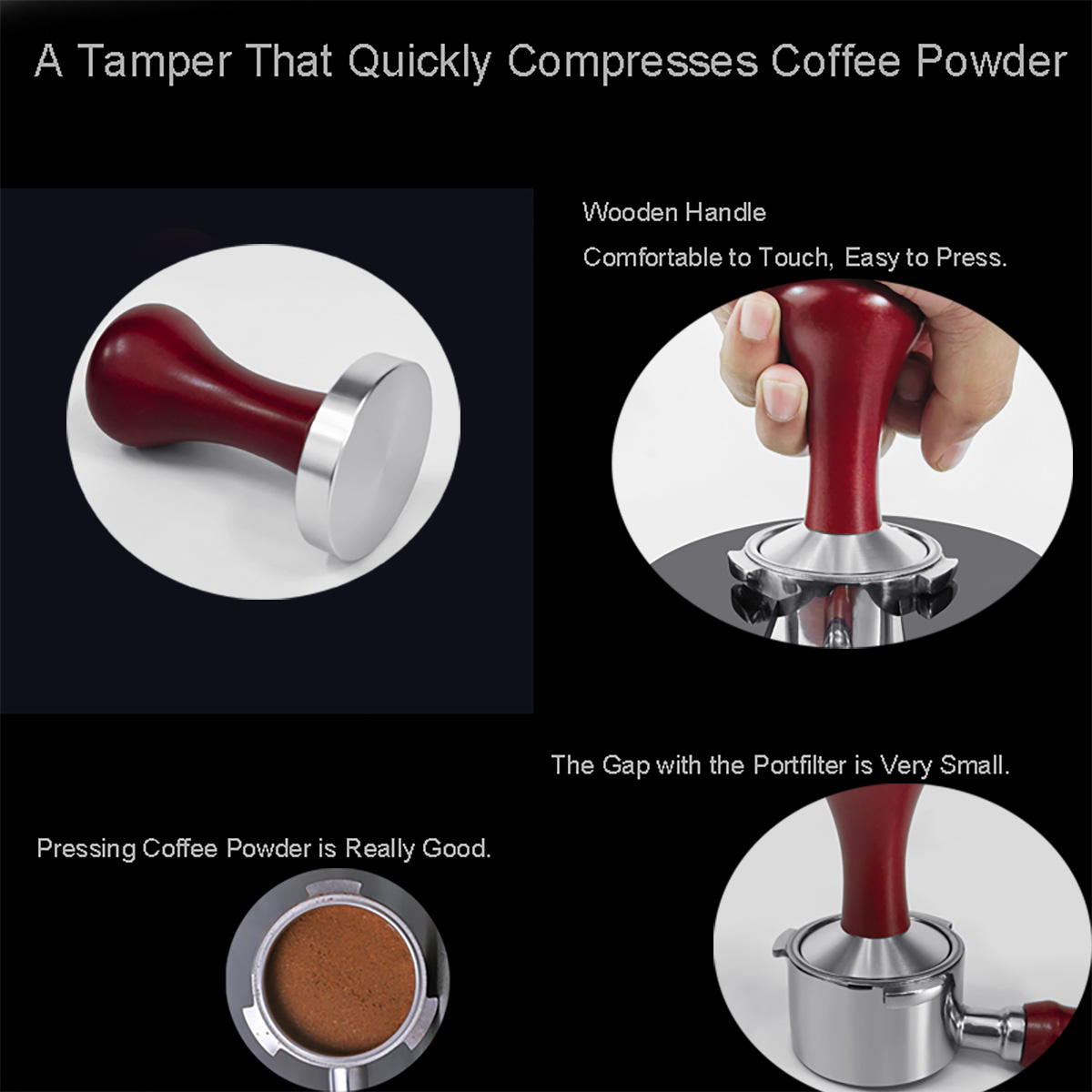 51mm 53mm 58mm Espresso Tamper - Espresso Tamper Set avis et prix